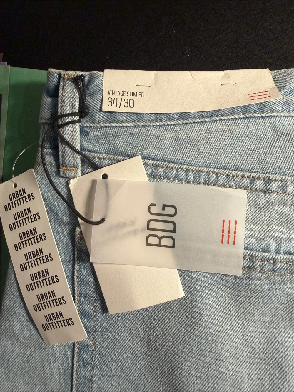 BDG Light Wash Straight-Leg Jeans